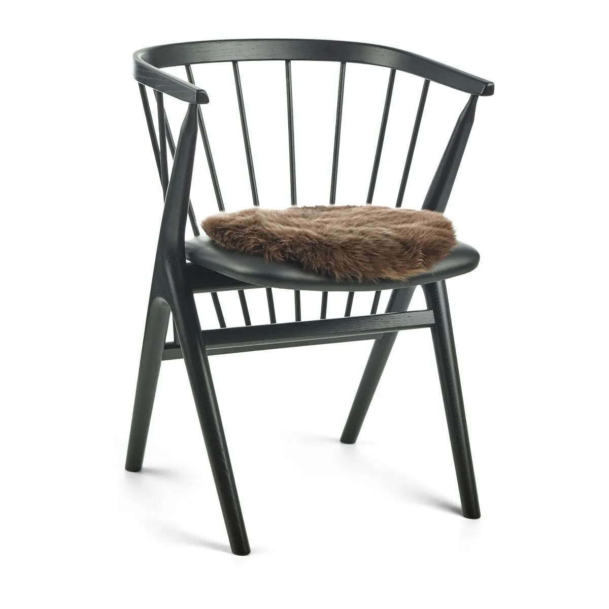 Long Wool Sheepskin Seat Cover | Ø38 cm